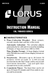 Manual - Lorus YK50.pdf